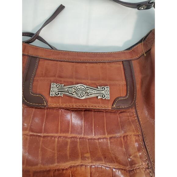 Vintage bag Brown Leather Brighton design MC Satchel Shoulder Bag. A12 - Picture 2 of 5